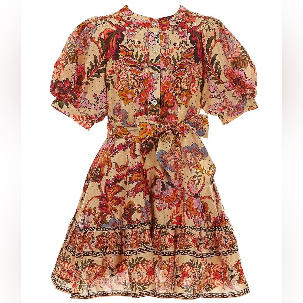 Bohemian Floral Long Sleeve Dress